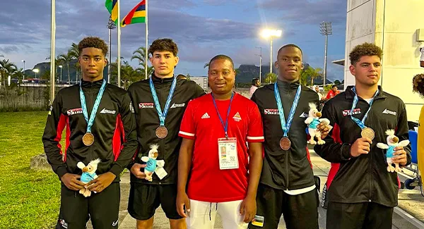 Pódio da Medalha de Bronze no Africano de Juniores de 2023